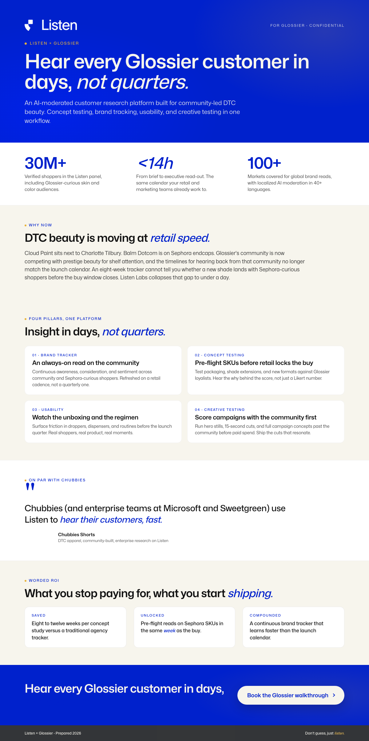 One-pager