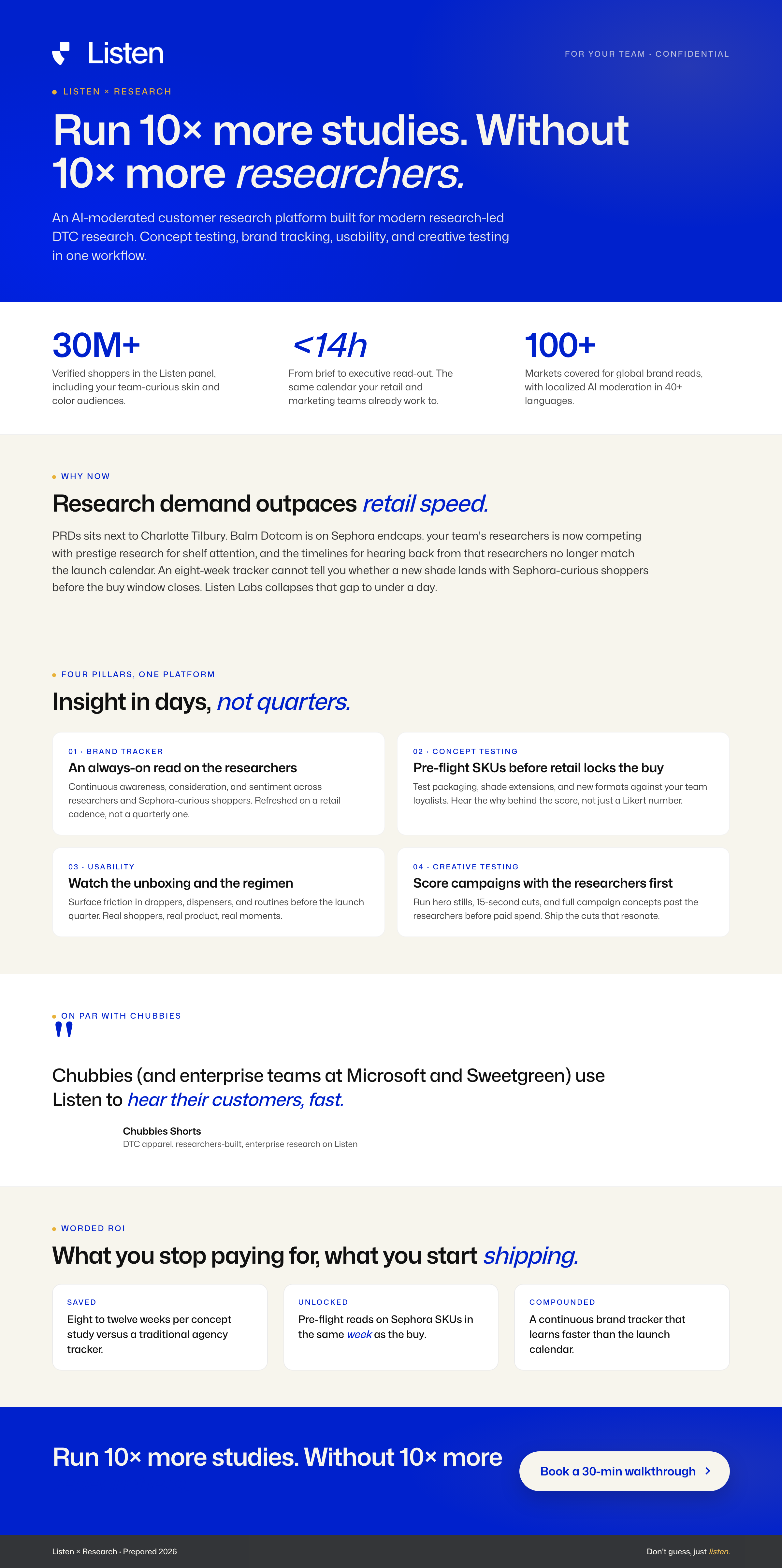 One-pager